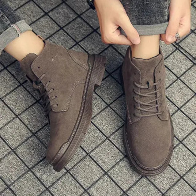 Men’s Suede Ankle Boots – Casual Comfort with Timeless Style