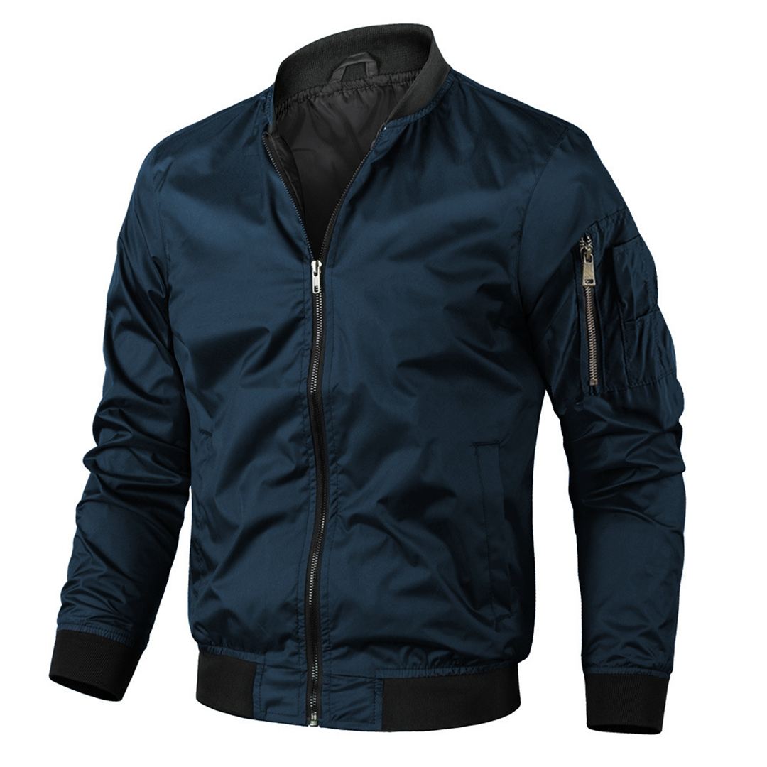 Men’s Essential Bomber Jacket – Lightweight Urban Street Style
