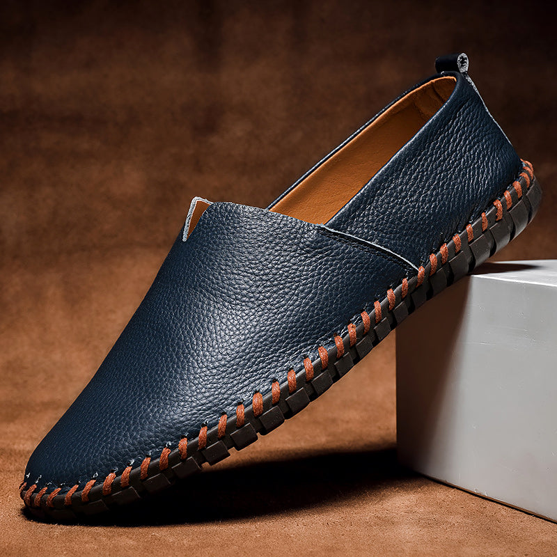Men’s Minimalist Leather Loafers – Modern Comfort & Sleek Design