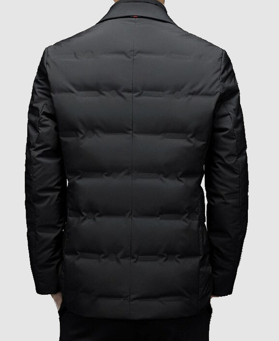 Men’s Elegant Puffer Blazer – Smart Warmth for Winter Style