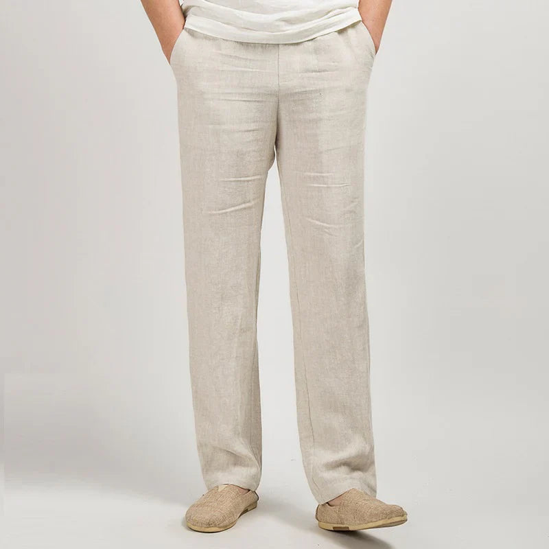 Premium Relaxed Linen Trousers