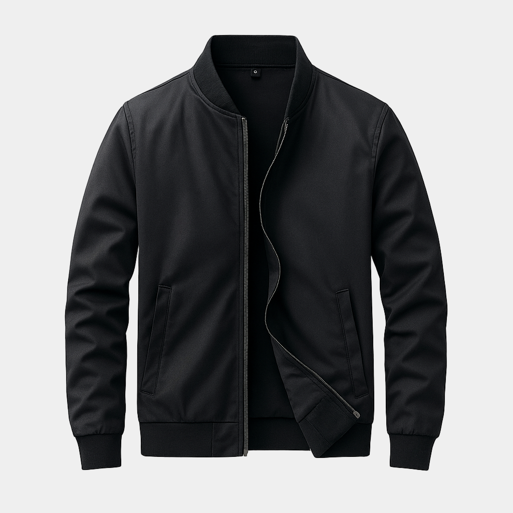 Men’s Classic Bomber Jacket – Lightweight, Minimalist & Everyday Comfort