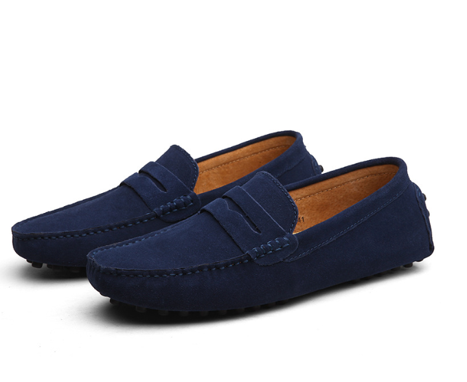 Luxury Men’s Slip-On Suede Loafers – Casual Smart Style