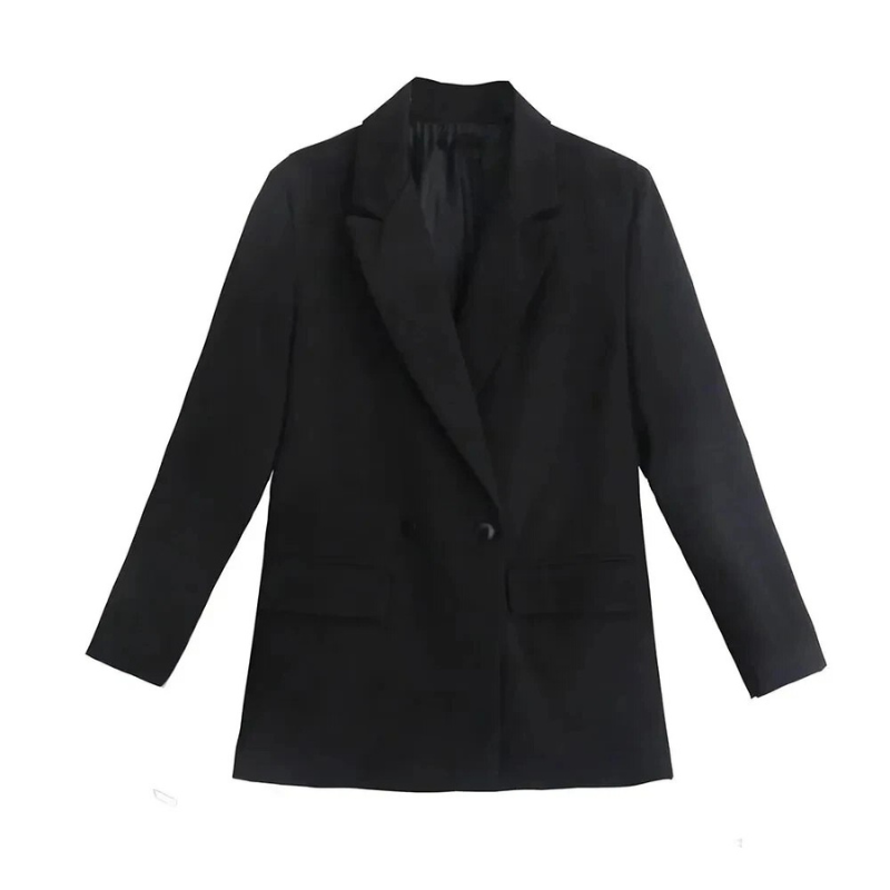 Tailored Double-Breasted Blazer – Timeless, Elegant & Structured