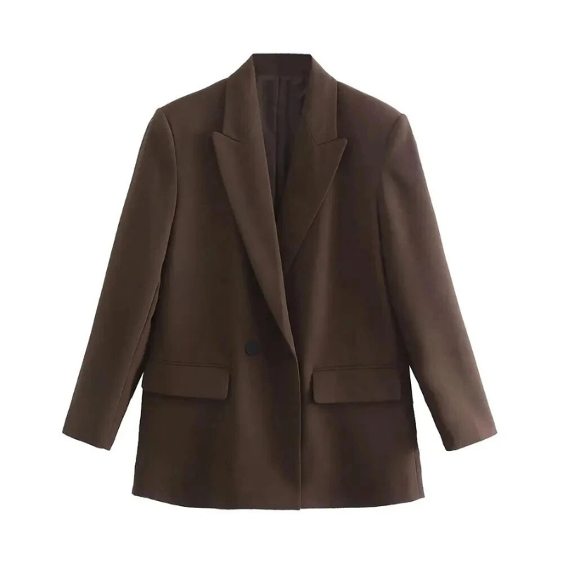 Tailored Double-Breasted Blazer – Timeless, Elegant & Structured
