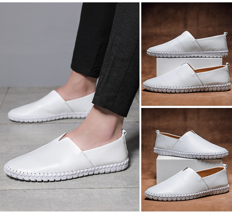 Men’s Minimalist Leather Loafers – Modern Comfort & Sleek Design