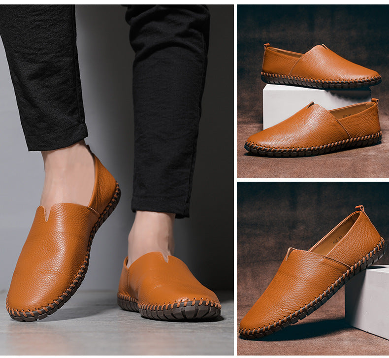 Men’s Minimalist Leather Loafers – Modern Comfort & Sleek Design