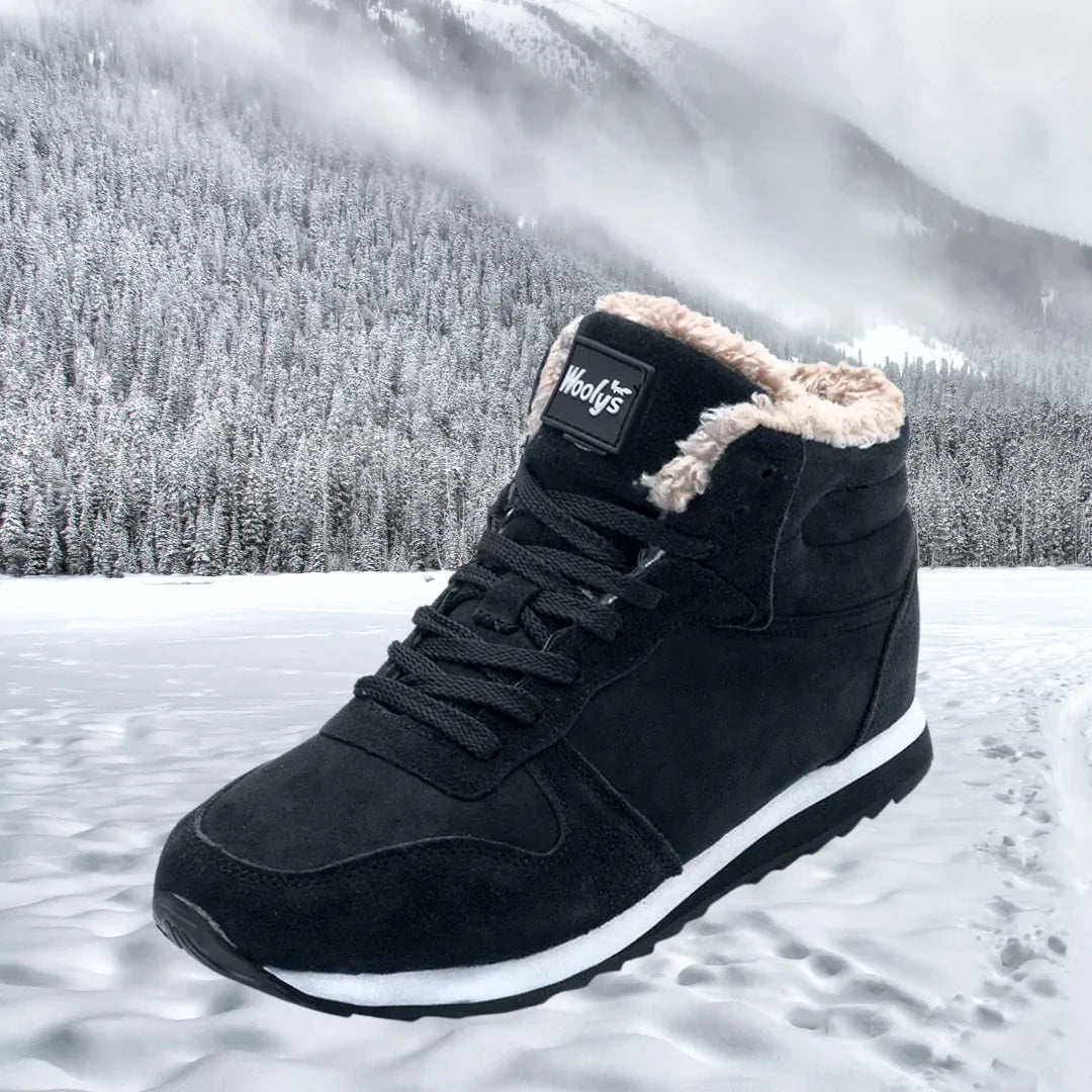 Men’s Winter Warm Sneakers – Fur Lined Comfort & Non-Slip Sole