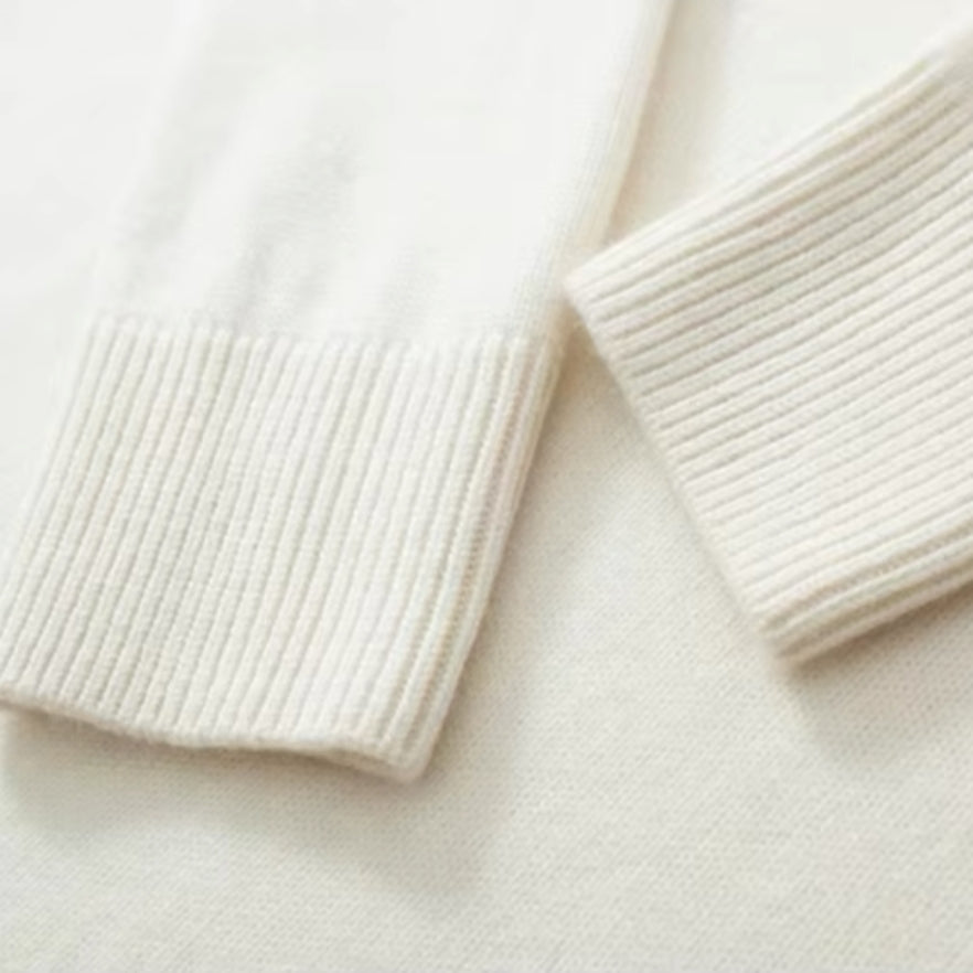 Classic Black Turtleneck Knit Sweater for Women