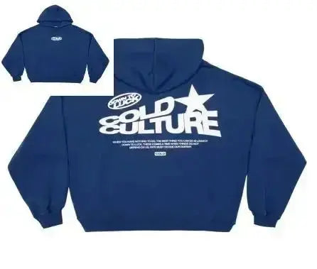 ColdCulture Oversized Graphic Hoodie – Streetwear Unisex Pullover