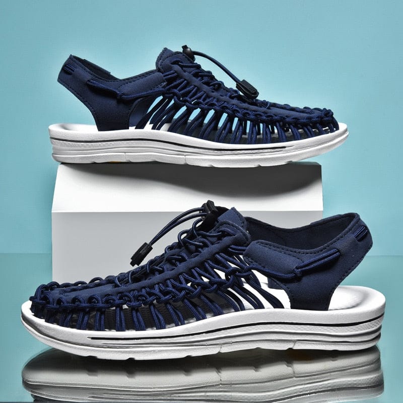 Men’s Woven Sports Sandals – Breathable Comfort & Modern Style