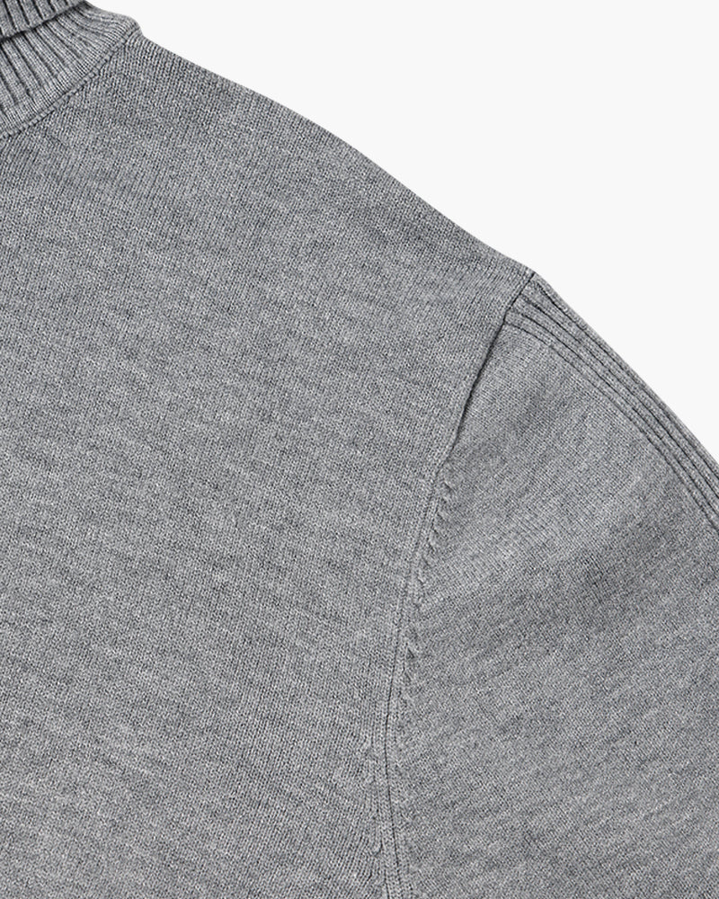 Men’s Classic Turtleneck Sweater – Soft Knit Slim Fit Roll Neck