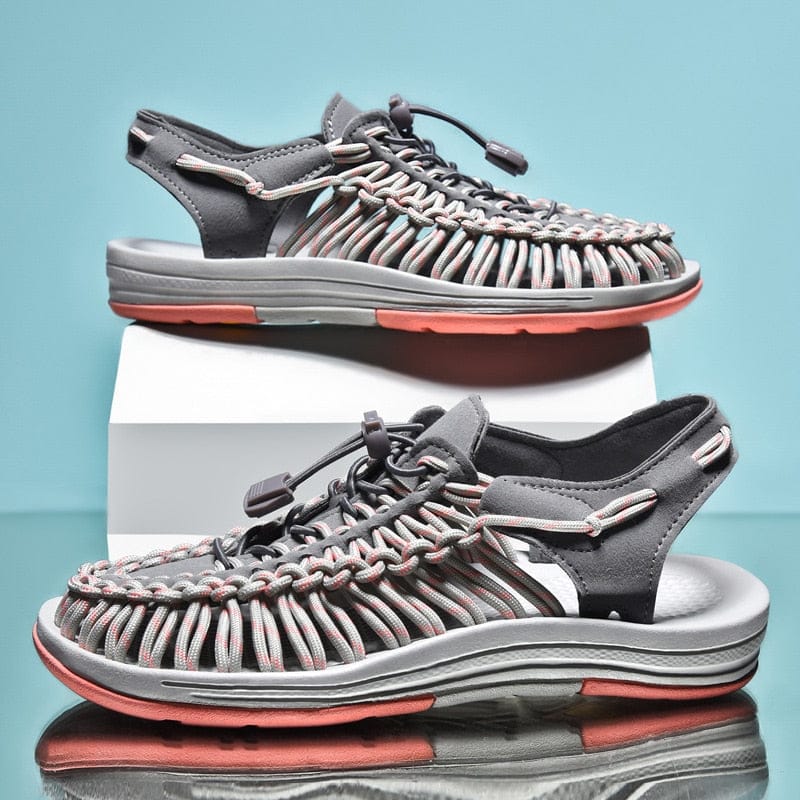 Men’s Woven Sports Sandals – Breathable Comfort & Modern Style