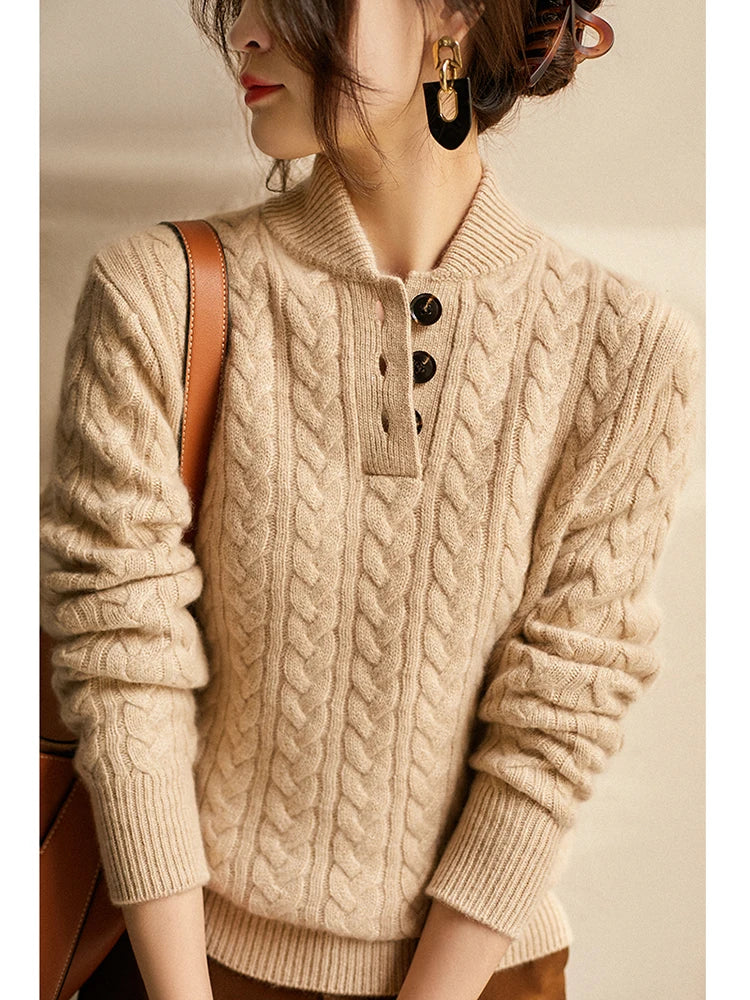 Cashmere Cable Knit Sweater