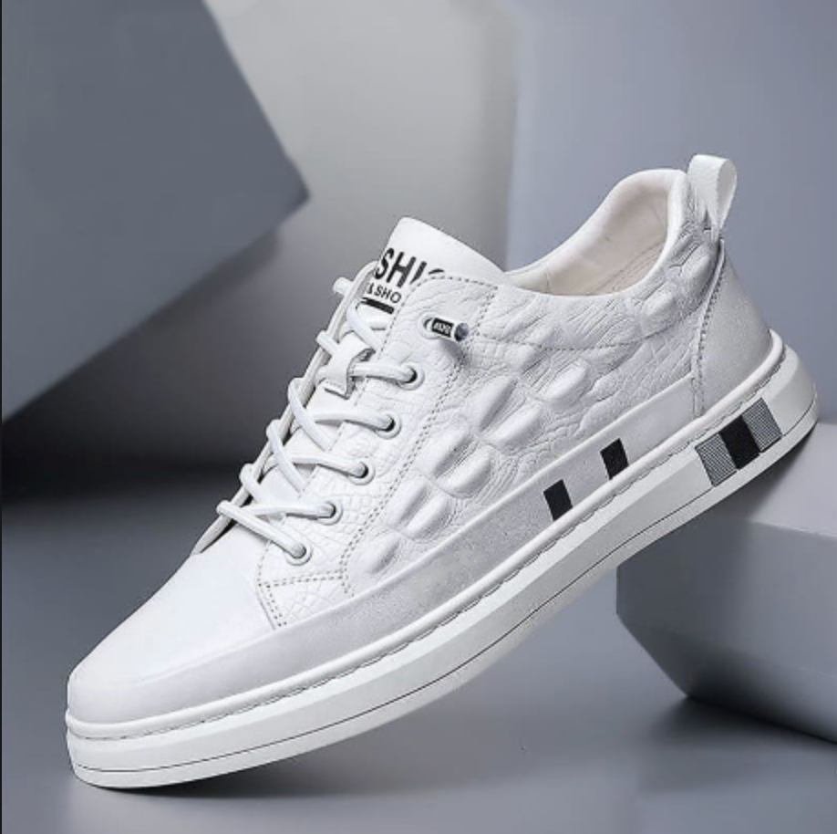 Men’s Leather Sneakers – Minimalist Design & Everyday Comfort
