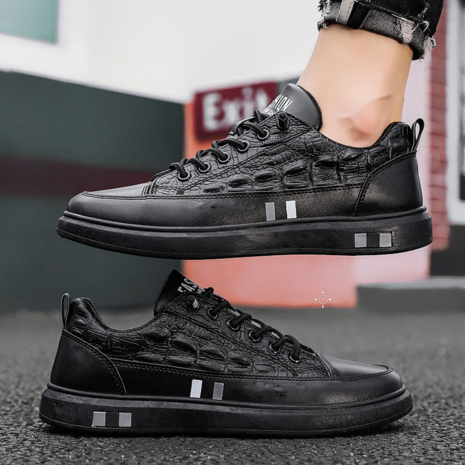 Men’s Leather Sneakers – Minimalist Design & Everyday Comfort