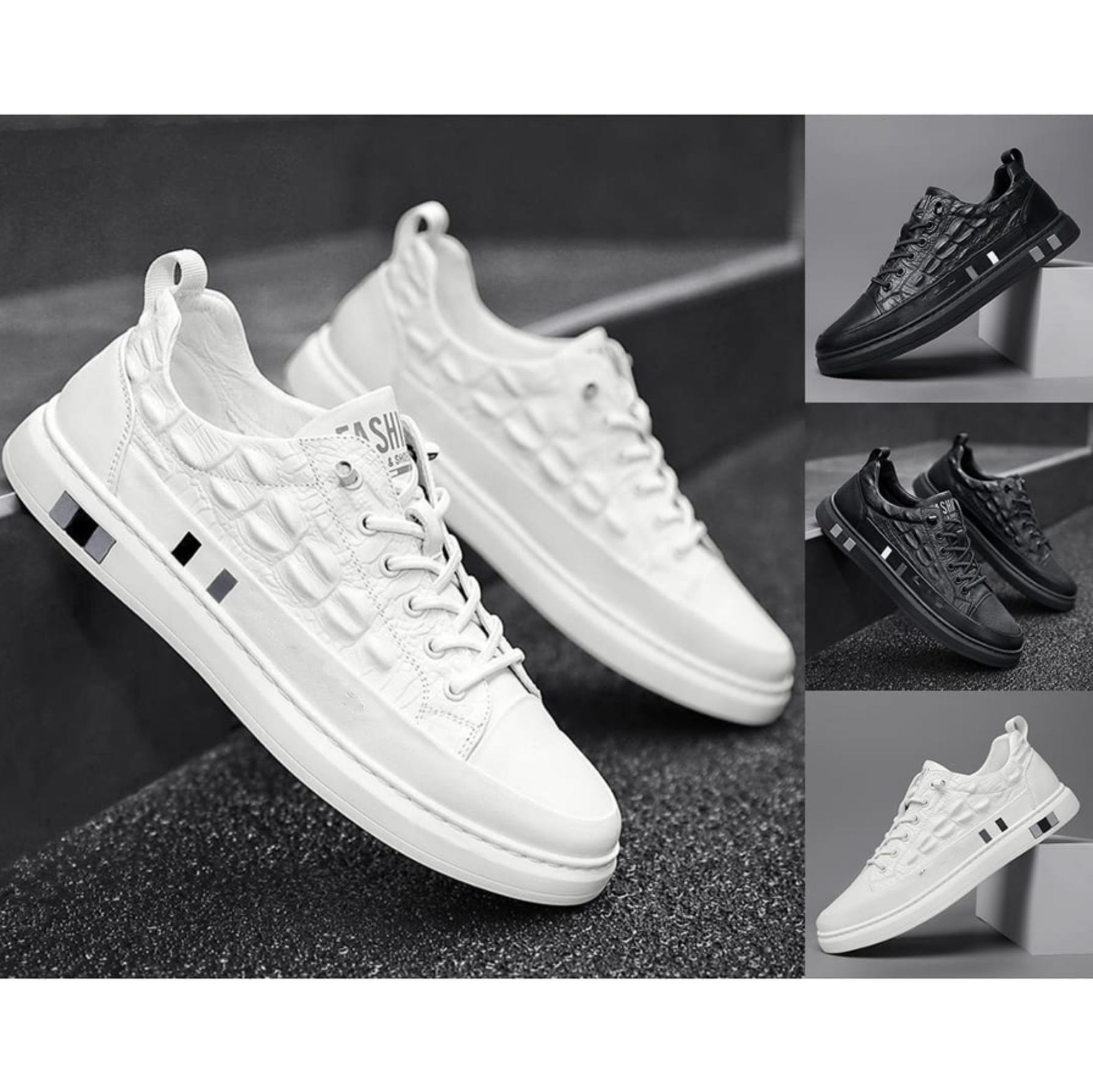 Men’s Leather Sneakers – Minimalist Design & Everyday Comfort