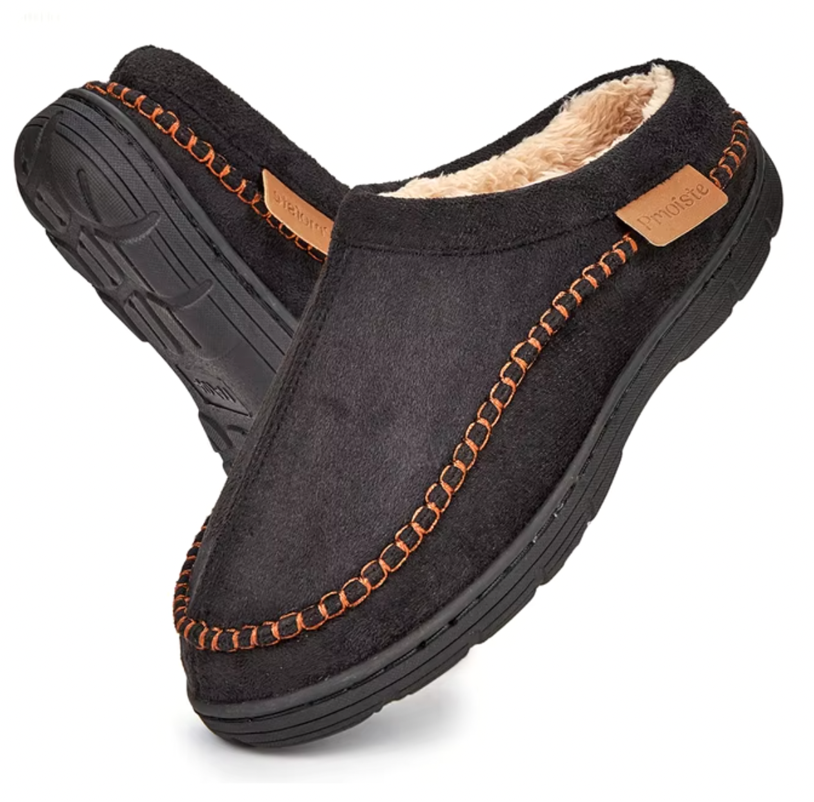 Men’s Winter Warm Slippers – Soft Fur Lining & Anti-Slip Comfort Sole