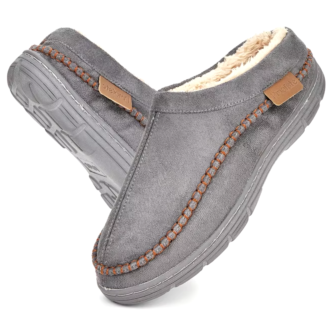 Men’s Winter Warm Slippers – Soft Fur Lining & Anti-Slip Comfort Sole