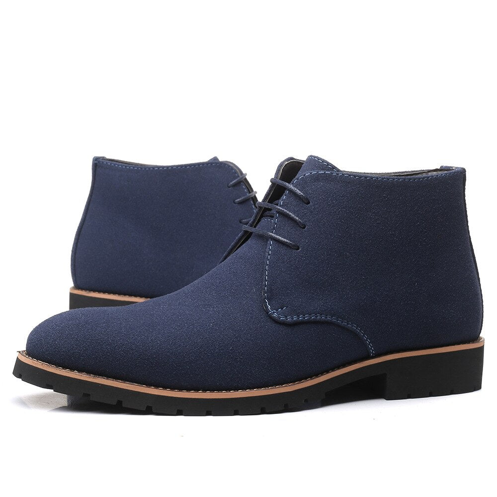 Men’s Classic Suede Desert Boots – Refined Comfort & Everyday Style