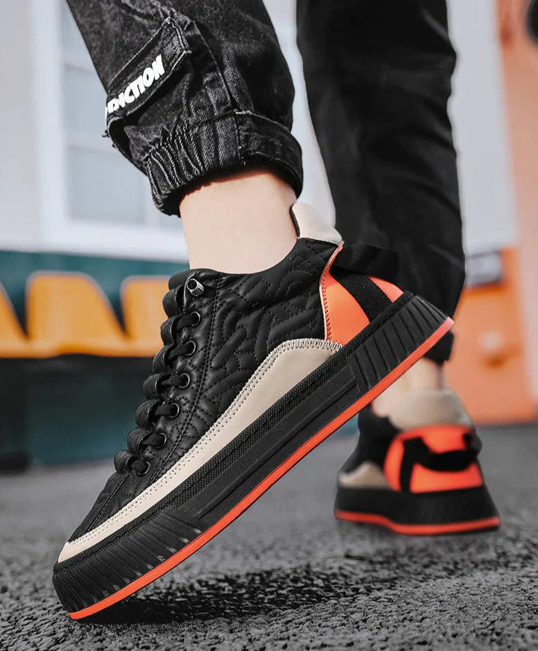 Men’s Premium Quilted Sneakers – Modern Style & Everyday Comfort