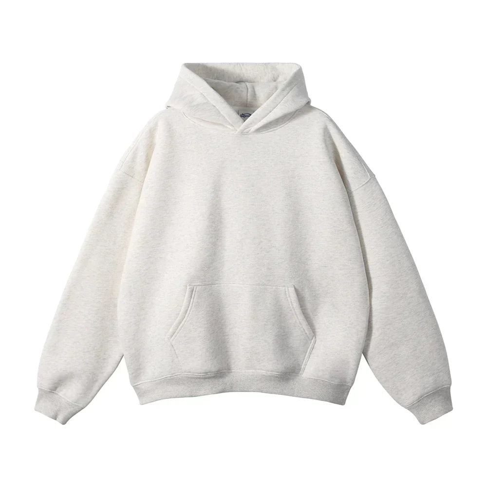 Essential Oversized Hoodie – Soft Cotton Comfort in Sky Blue