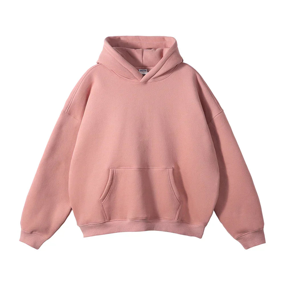 Essential Oversized Hoodie – Soft Cotton Comfort in Sky Blue
