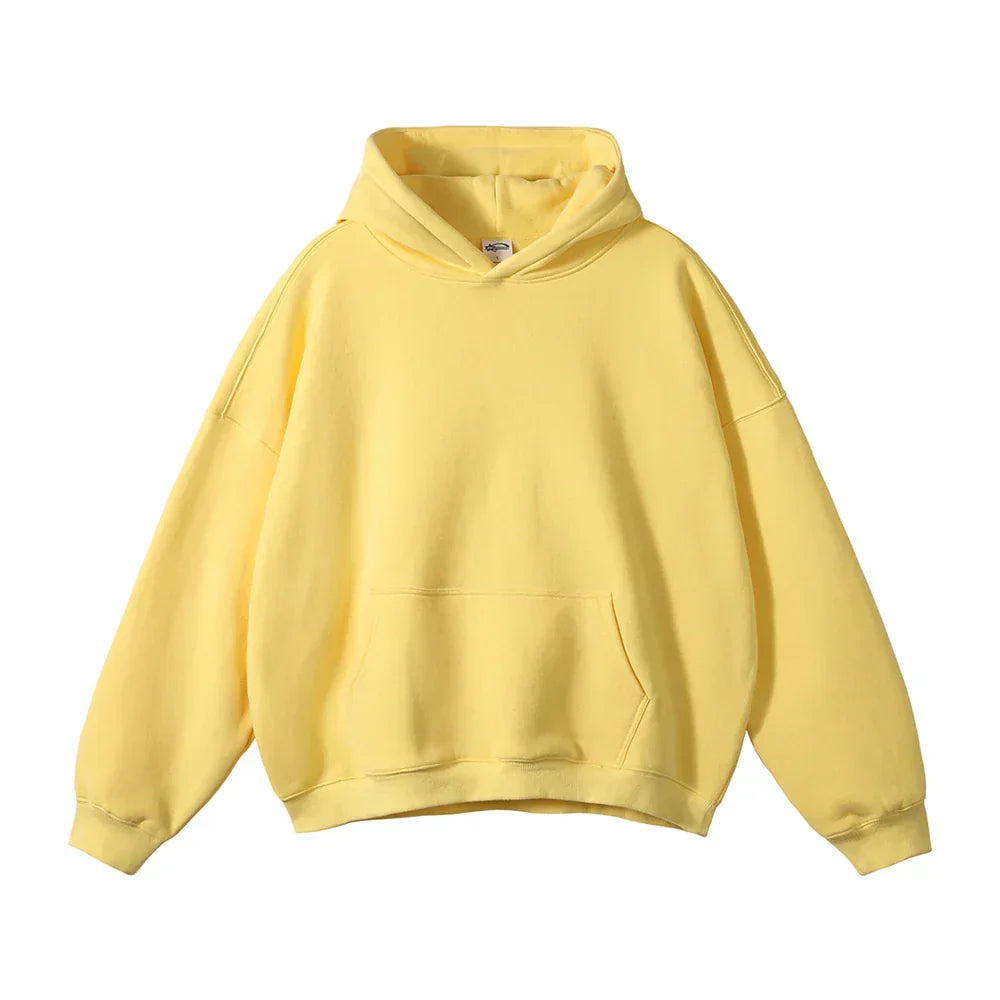 Essential Oversized Hoodie – Soft Cotton Comfort in Sky Blue