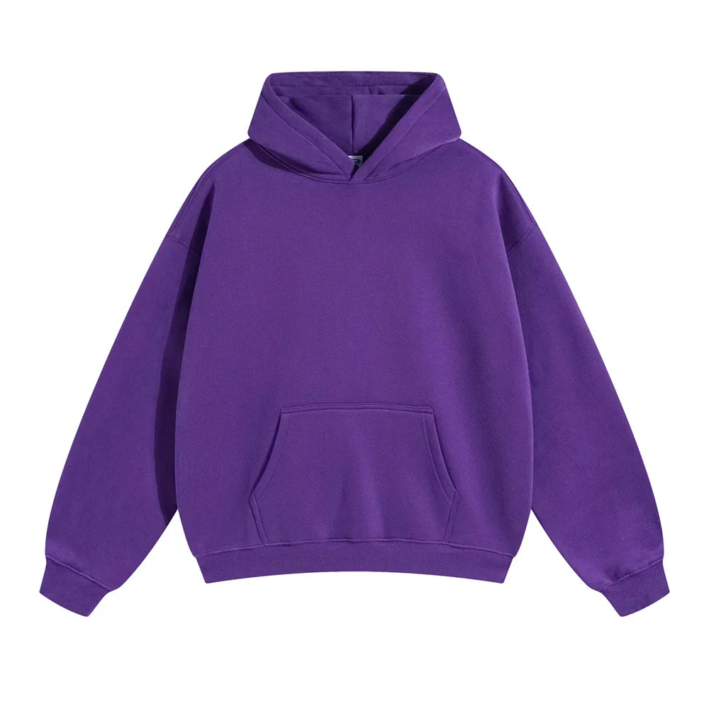 Essential Oversized Hoodie – Soft Cotton Comfort in Sky Blue