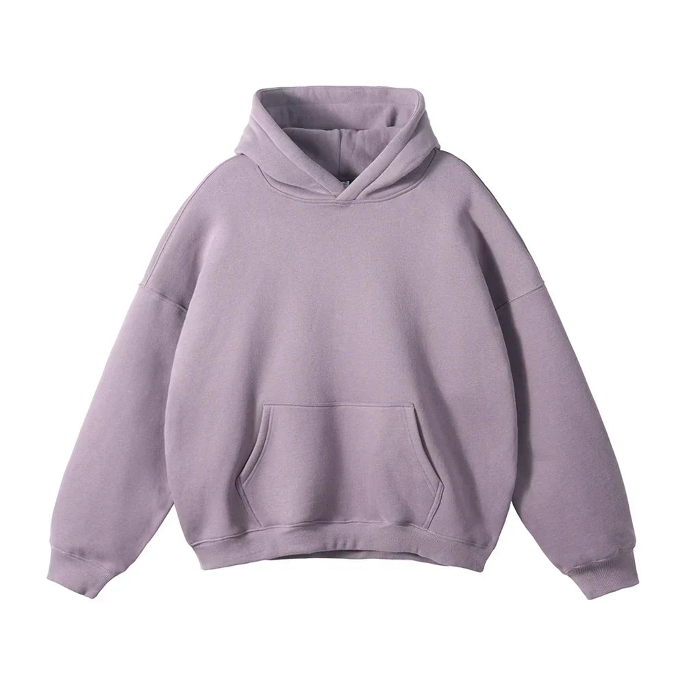 Essential Oversized Hoodie – Soft Cotton Comfort in Sky Blue