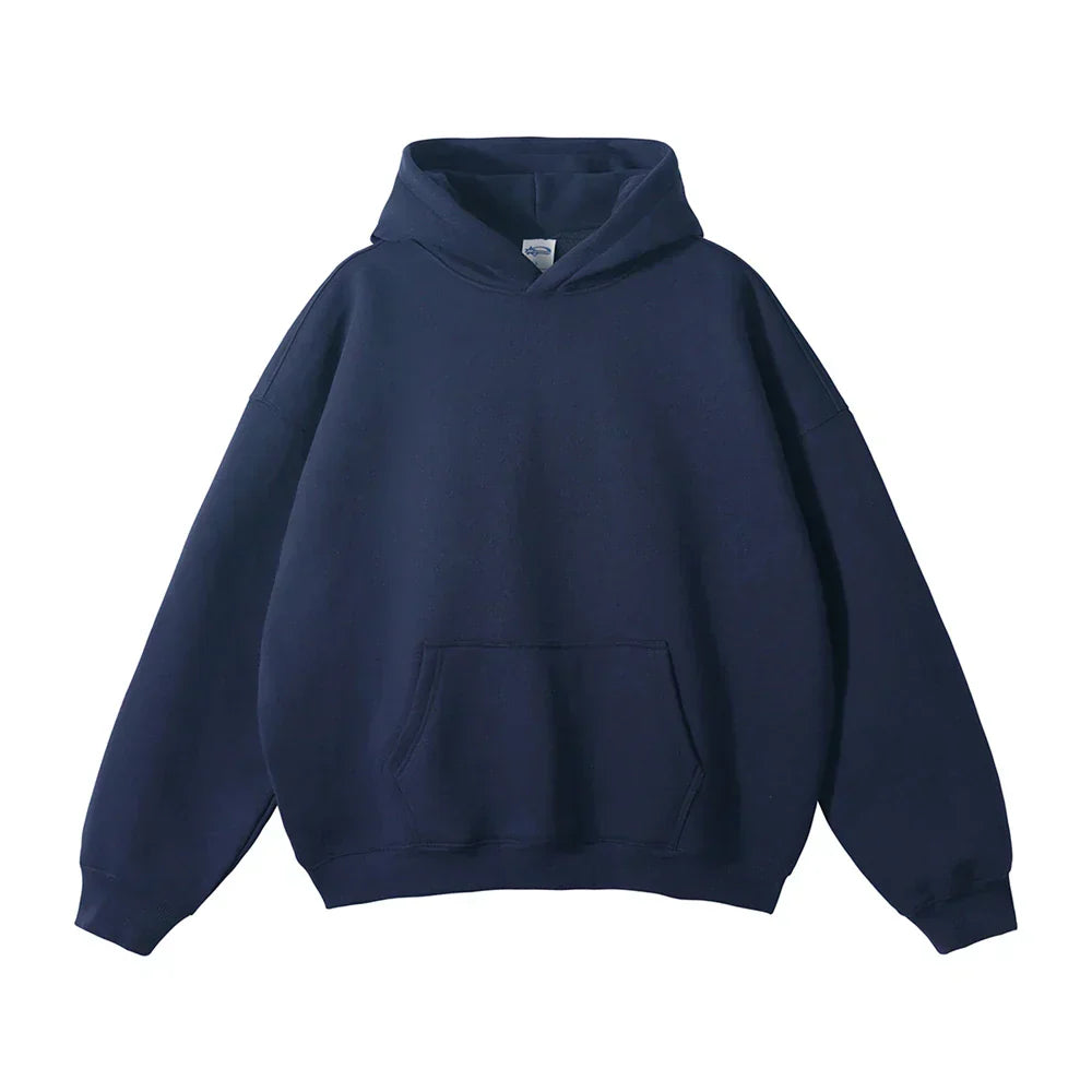 Essential Oversized Hoodie – Soft Cotton Comfort in Sky Blue