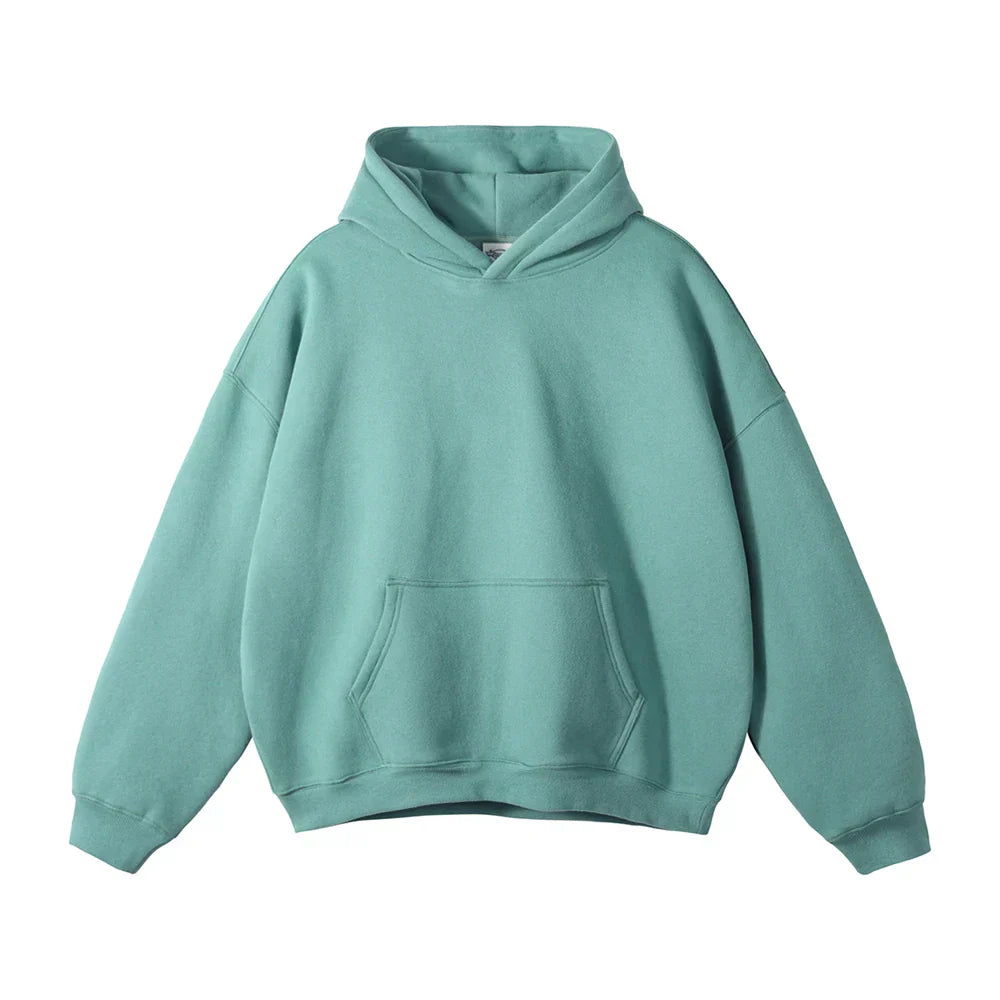 Essential Oversized Hoodie – Soft Cotton Comfort in Sky Blue
