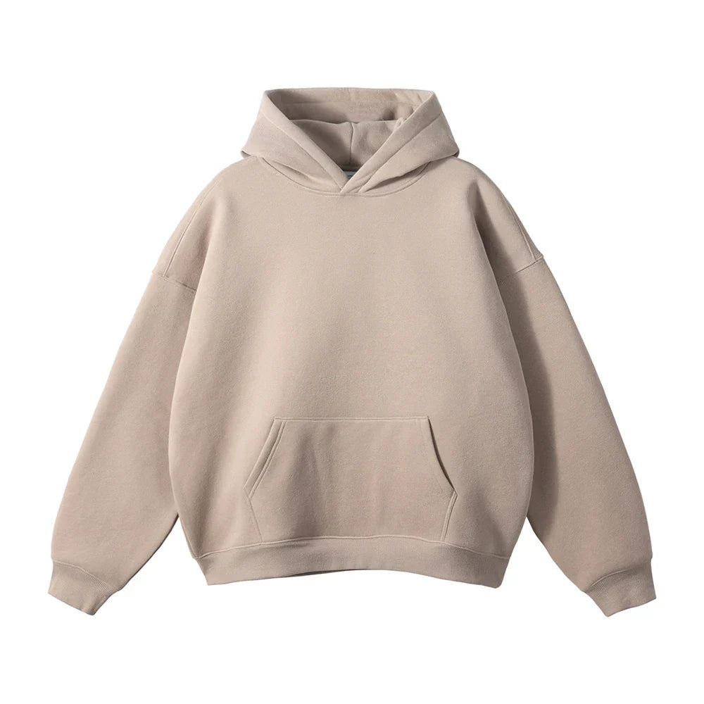 Essential Oversized Hoodie – Soft Cotton Comfort in Sky Blue