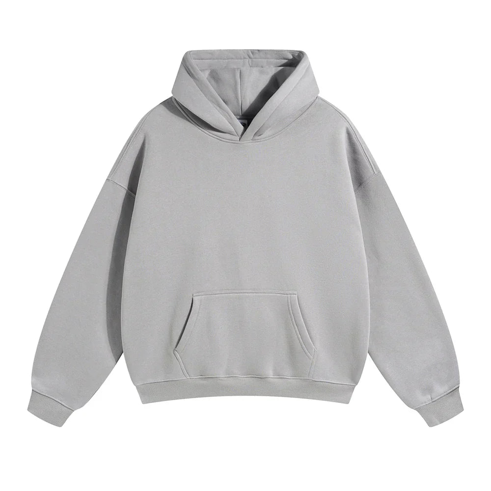 Essential Oversized Hoodie – Soft Cotton Comfort in Sky Blue