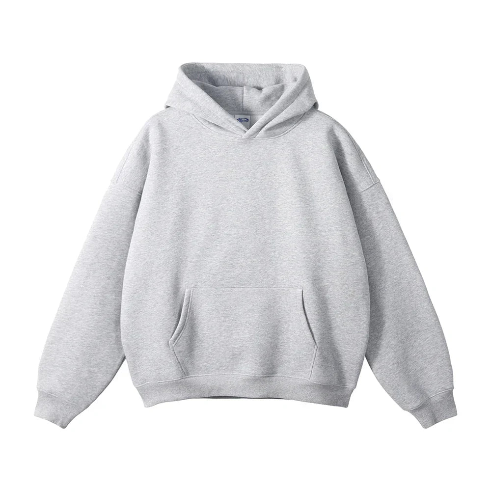 Essential Oversized Hoodie – Soft Cotton Comfort in Sky Blue