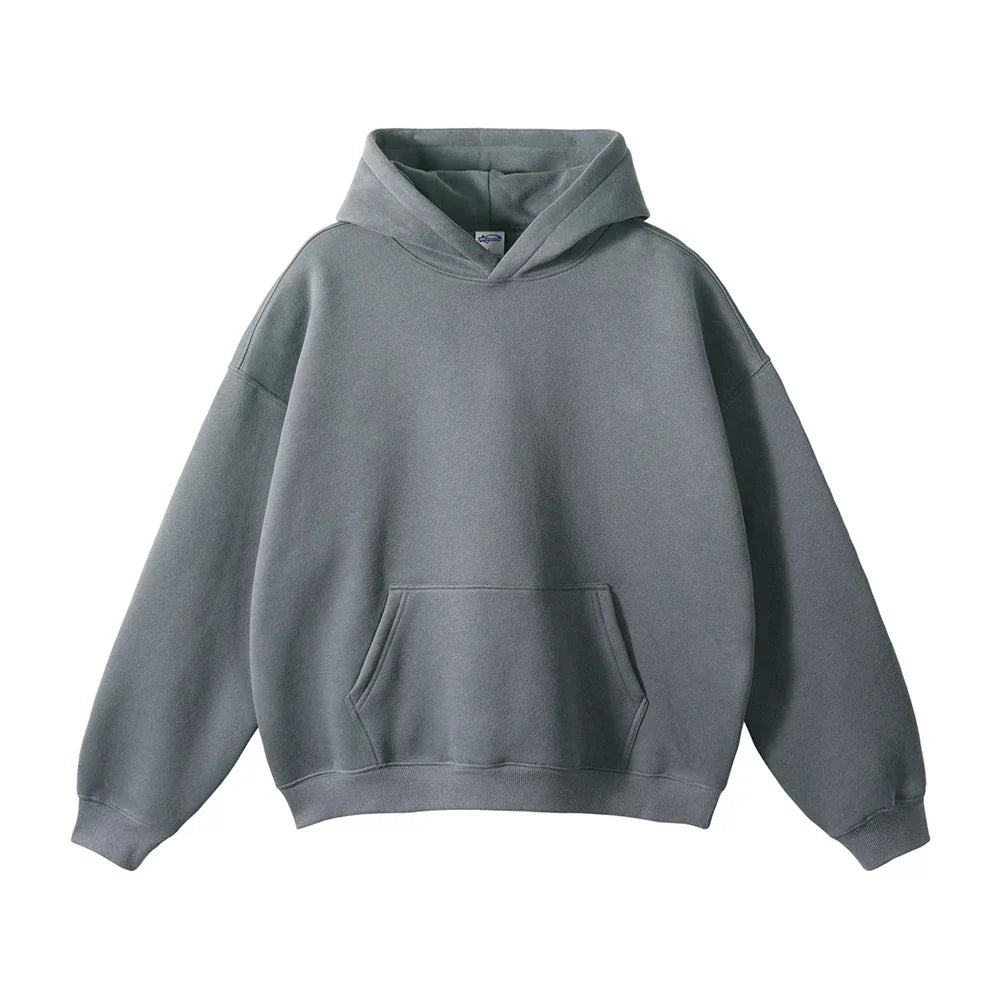 Essential Oversized Hoodie – Soft Cotton Comfort in Sky Blue