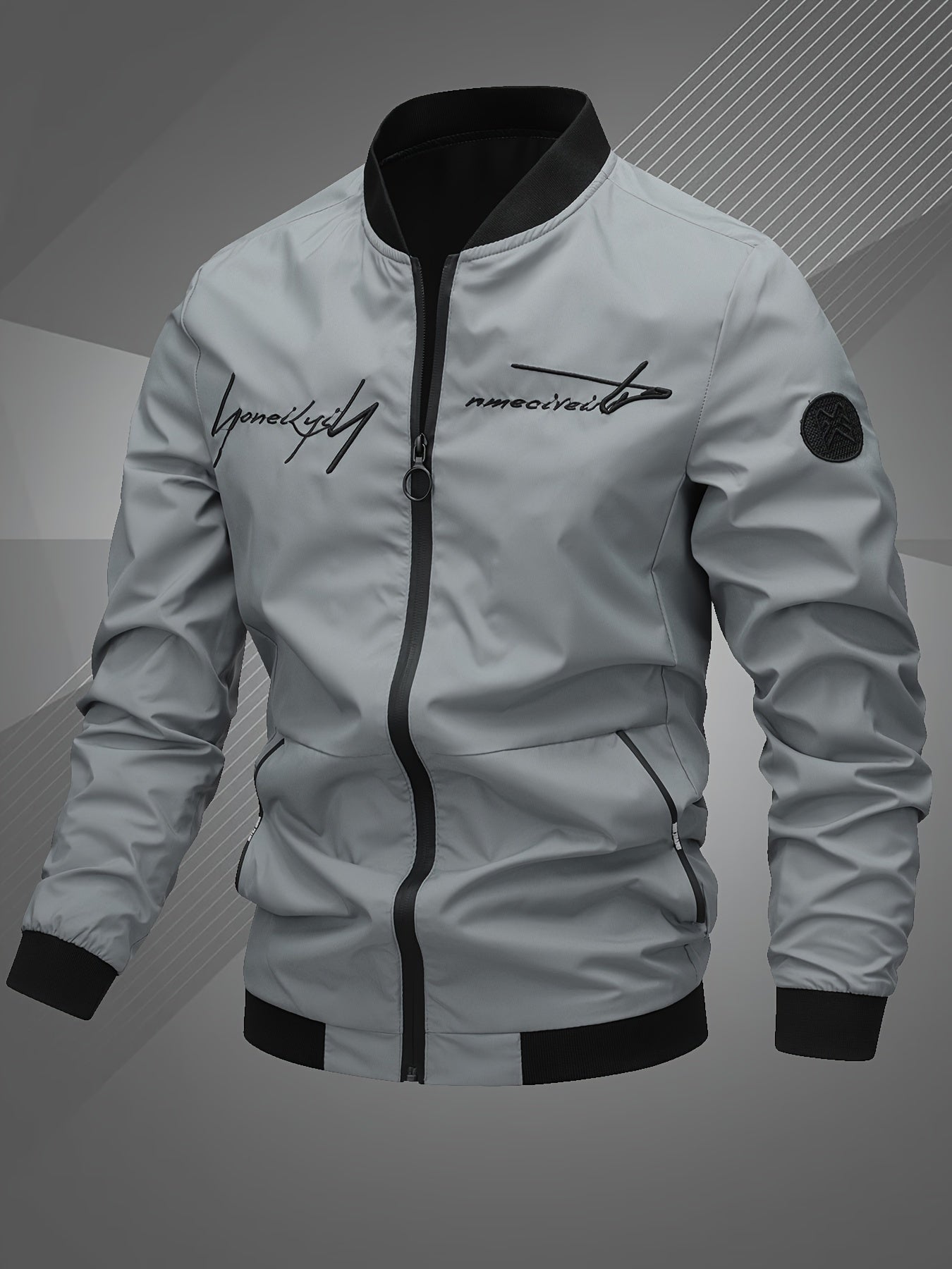 Men’s Signature Street Bomber – Modern Lightweight Jacket