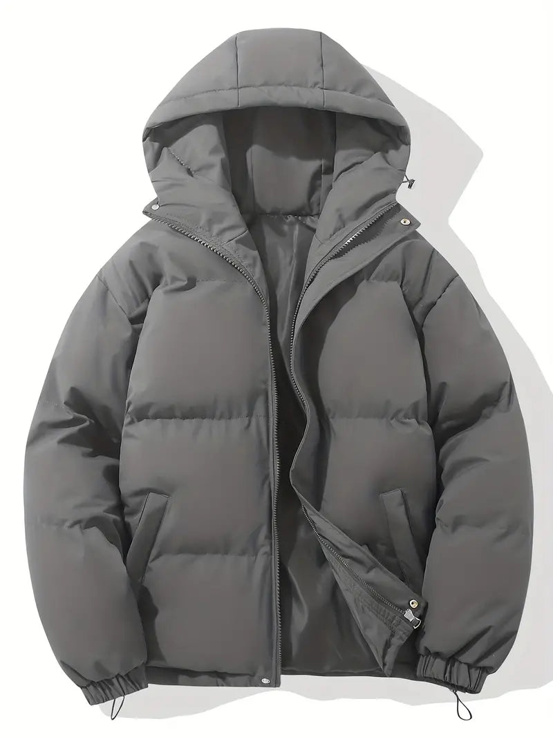 Men’s Essential Puffer Jacket – Classic Warmth, Modern Comfort