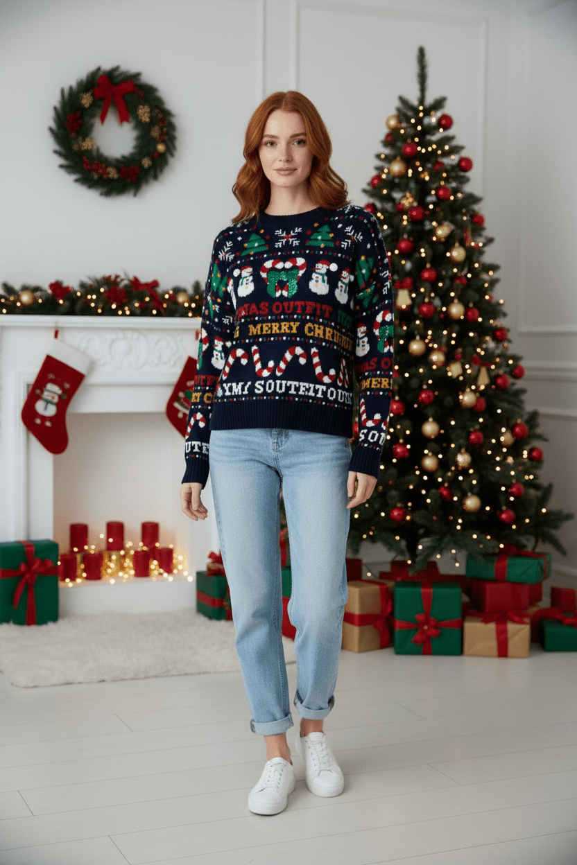 Festive Christmas Knit Sweater – Cosy, Fun & Holiday Ready
