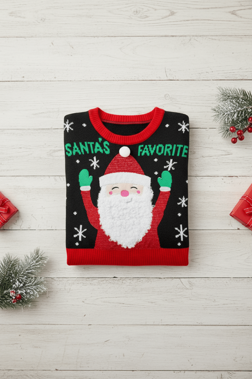Santa’s Favourite Christmas Jumper – Soft, Festive & Fun