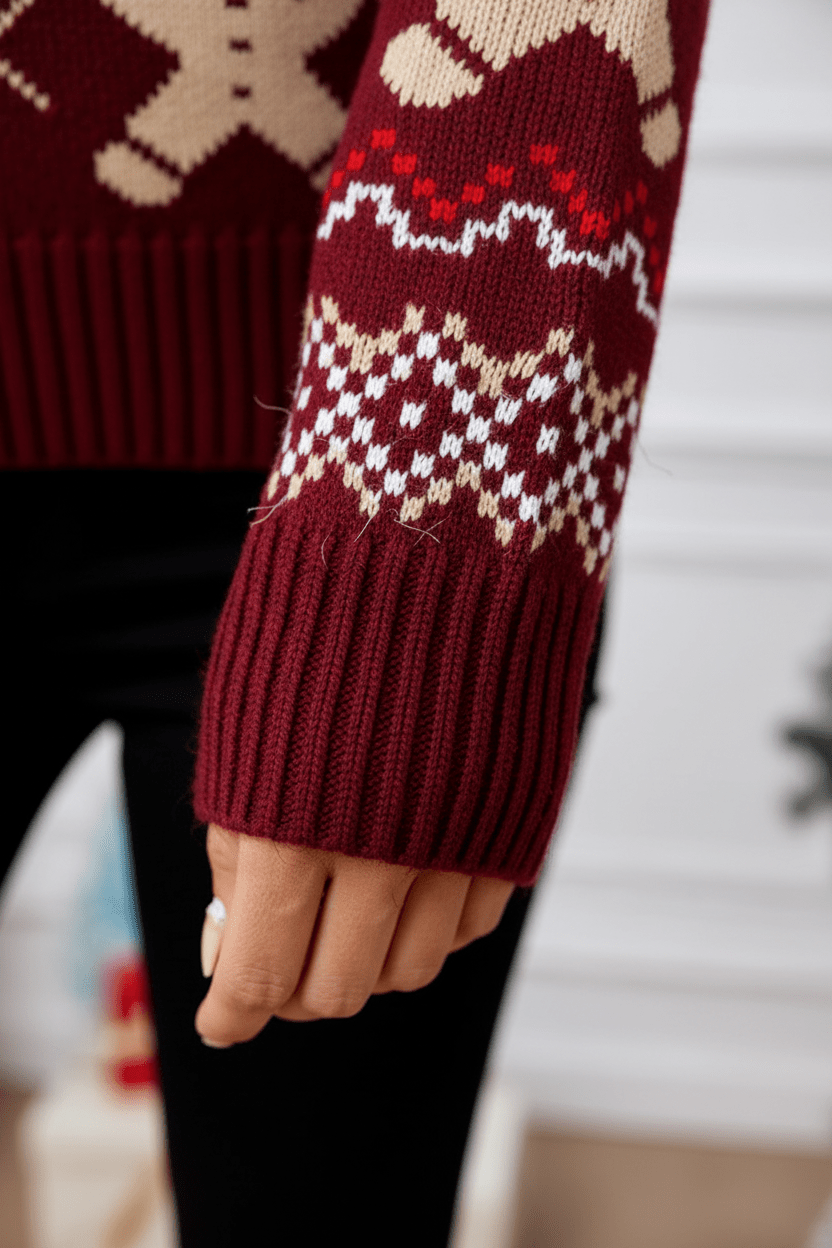 Festive Gingerbread Christmas Jumper – Cozy, Fun & Holiday Ready