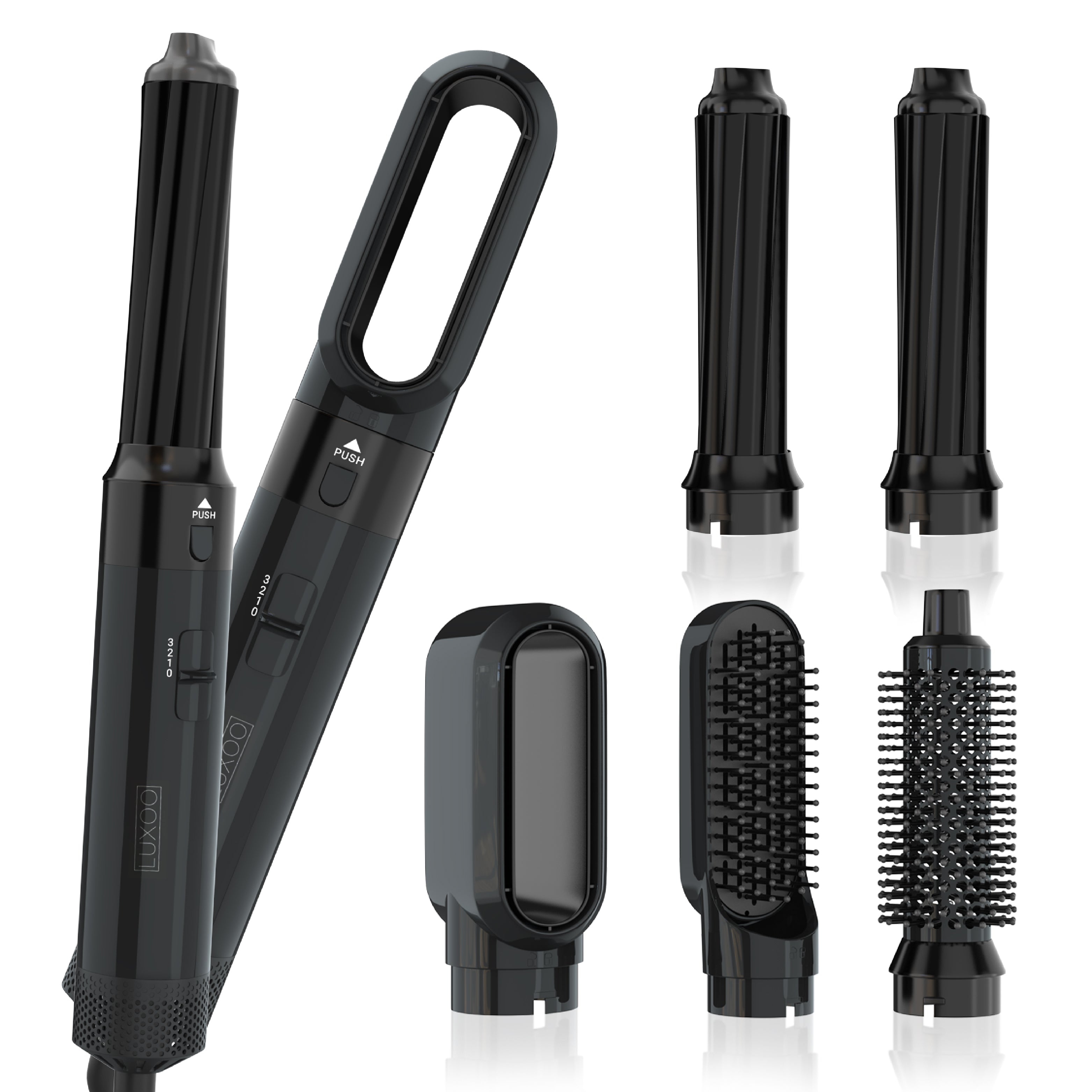 Luxoo Airstyler Zwart + opbergccase