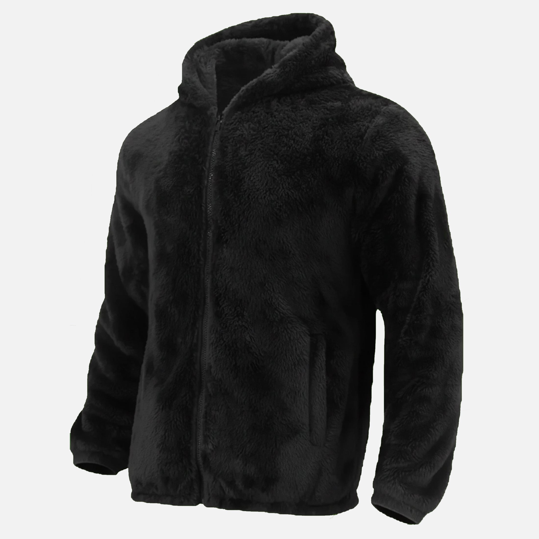 Men’s Sherpa Fleece Zip Hoodie – Ultra-Soft, Warm & Cozy Winter Comfort