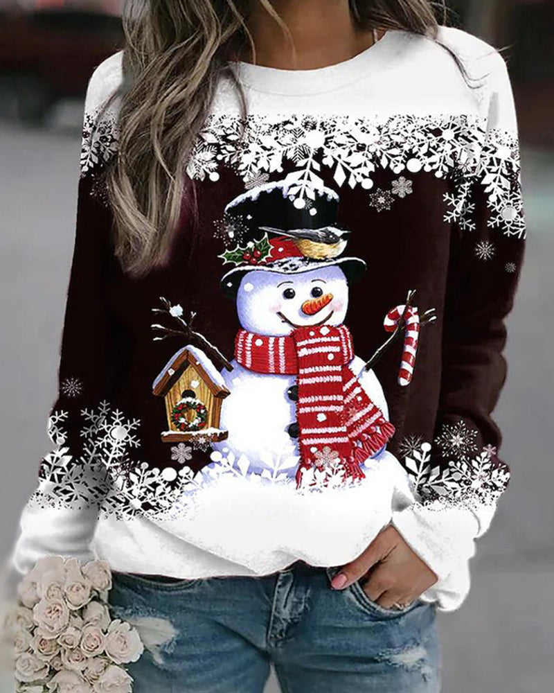 Snowman Winter Sweatshirt – Cosy, Festive & Cheerful Design