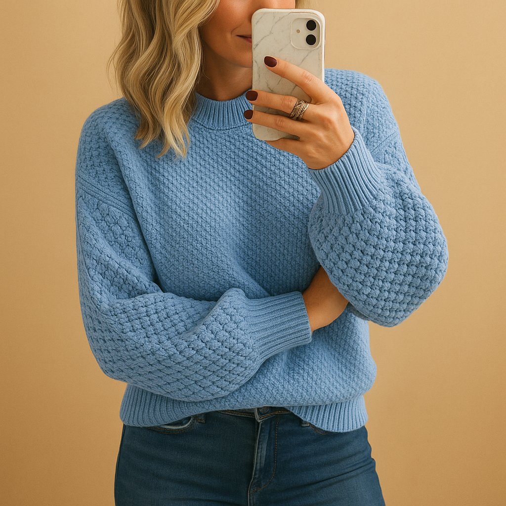 Women’s Warm Knitted Jumper – Elegant and Comfortable Fit