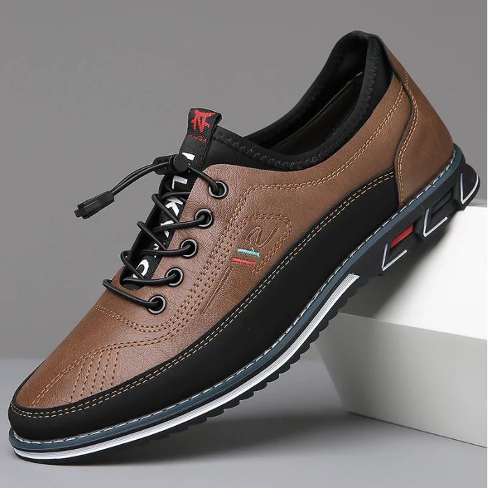Men’s Smart Casual Leather Shoes – Lightweight Comfort & Modern Design