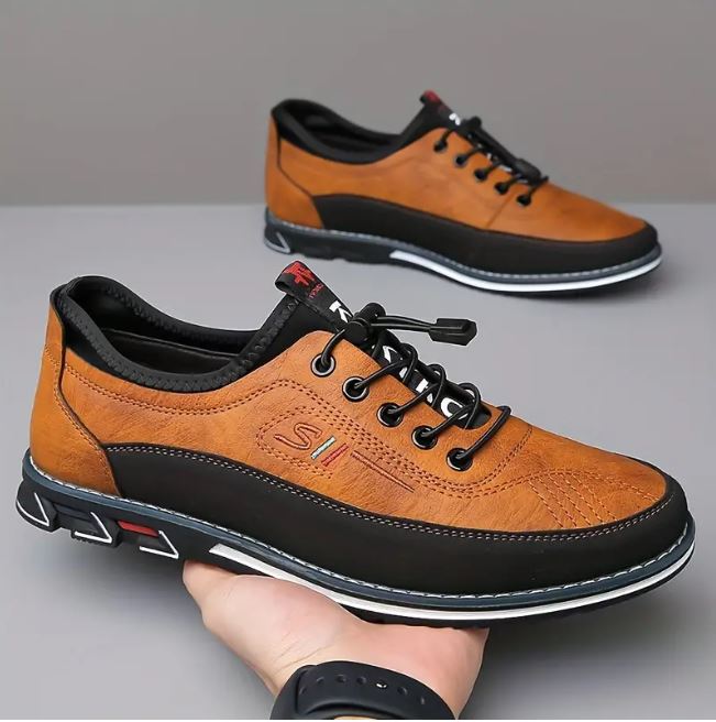 Men’s Smart Casual Leather Shoes – Lightweight Comfort & Modern Design