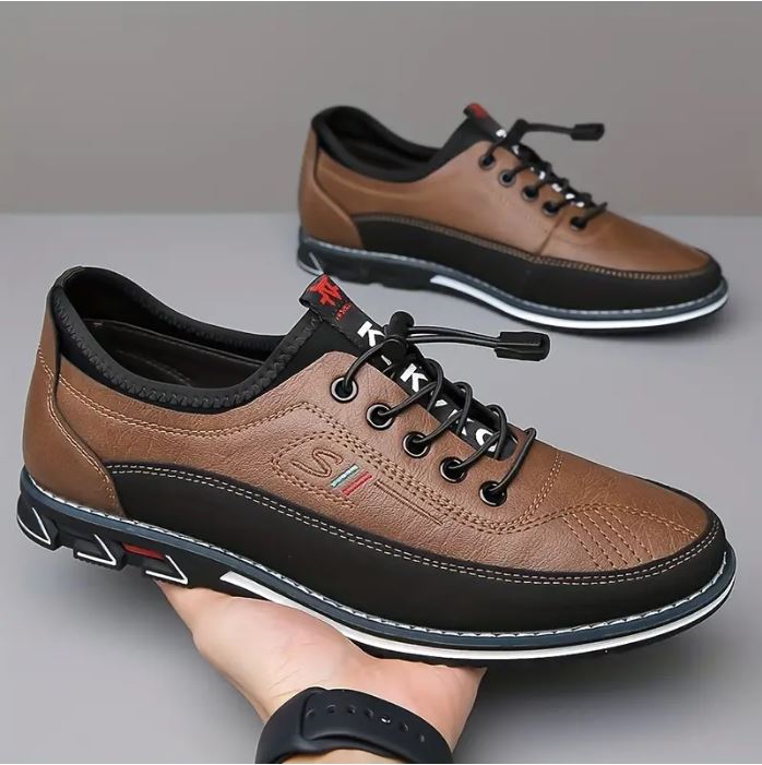 Men’s Smart Casual Leather Shoes – Lightweight Comfort & Modern Design