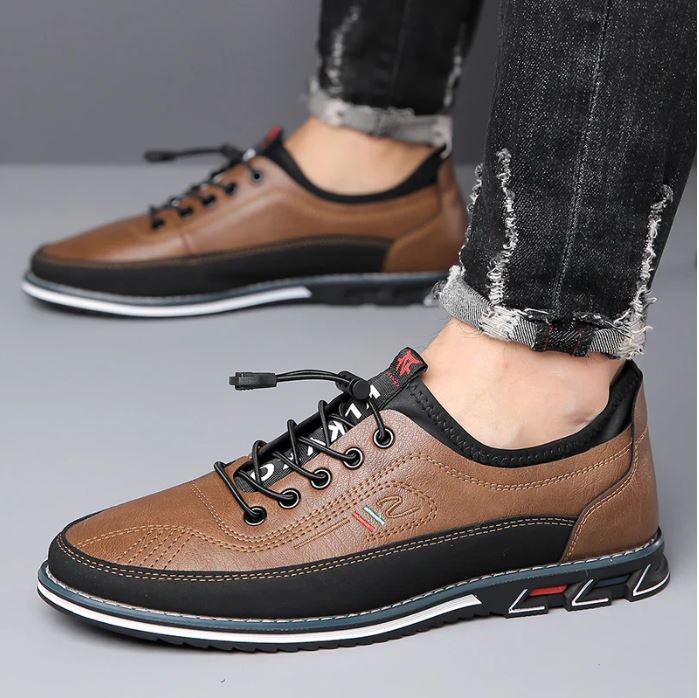 Men’s Smart Casual Leather Shoes – Lightweight Comfort & Modern Design