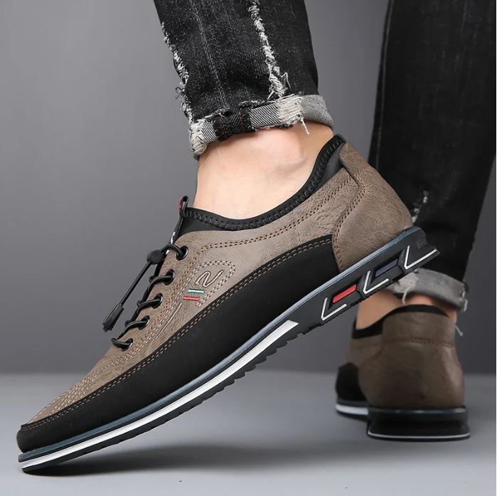Men’s Smart Casual Leather Shoes – Lightweight Comfort & Modern Design